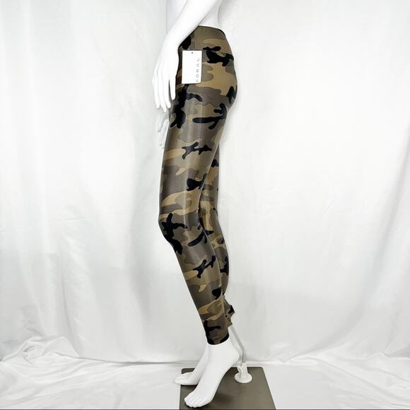 Koral Black Tan & Olive Camouflage Lustrous High Rise Leggings Size Medium NWT - Picture 6 of 16